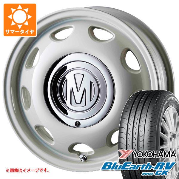 【タイヤ交換対象】サマータイヤ 165/55R15 75V ヨコハマ ブルーアースRV RV03CK クリムソン ディーン ミニ 5.0-15 タイヤホイール4本セット