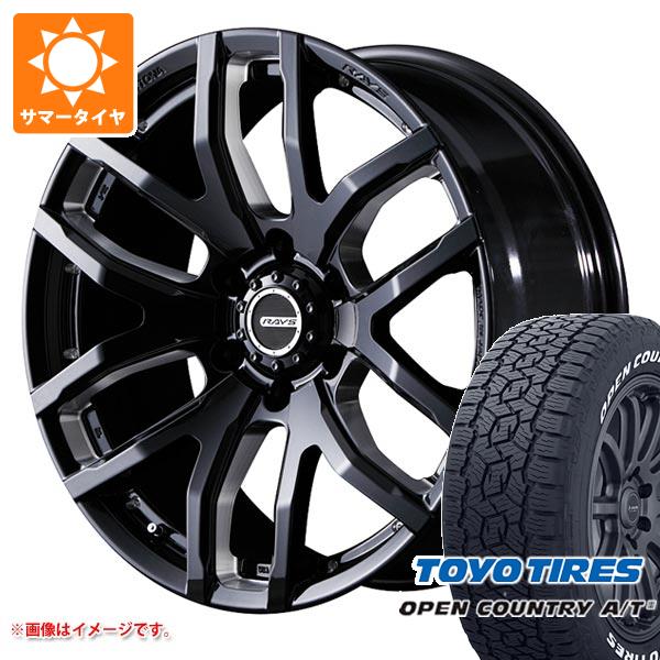 【タイヤ交換対象】トライトン LC2T用 サマータイヤ トーヨー オープンカントリー A/T3 265/60R18 110H ホワイトレター レイズ デイトナ FDX F6 8.0-18 タイヤホイール4本セット