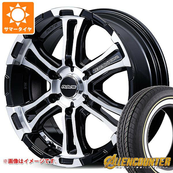 【タイヤ交換対象】ニッサン NV350キャラバン E26用 サマータイヤ オーレンカウンター クラシックオーバル 215/65R16C 109/107T ホワイト/イエローリボン レイズ FDX-SG 6.5-16 タイヤホイール4本セット