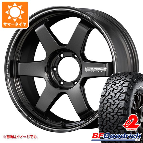 【タイヤ交換対象】ランドクルーザー プラド 150系用 サマータイヤ BFグッドリッチ オールテレーンT/A KO2 LT275/55R20 115/112S ブラックレター レイズ ボルクレーシング TE37 ウルトラ ラージP.C.D. 8.5-20 タイヤホイール4本セット