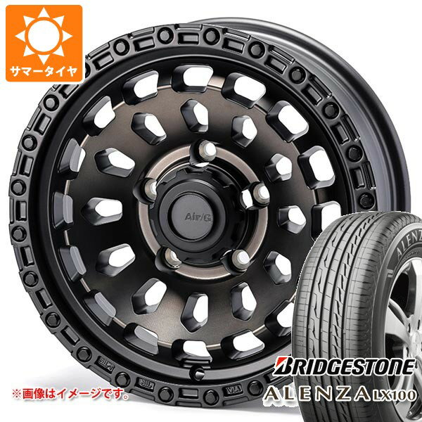 【タイヤ交換対象】5本セット スズキ ジムニーノマド JC74W用 サマータイヤ ブリヂストン アレンザ LX100 215/70R16 100H エアージー ヴァルカン 6.0-16 タイヤホイール5本セット