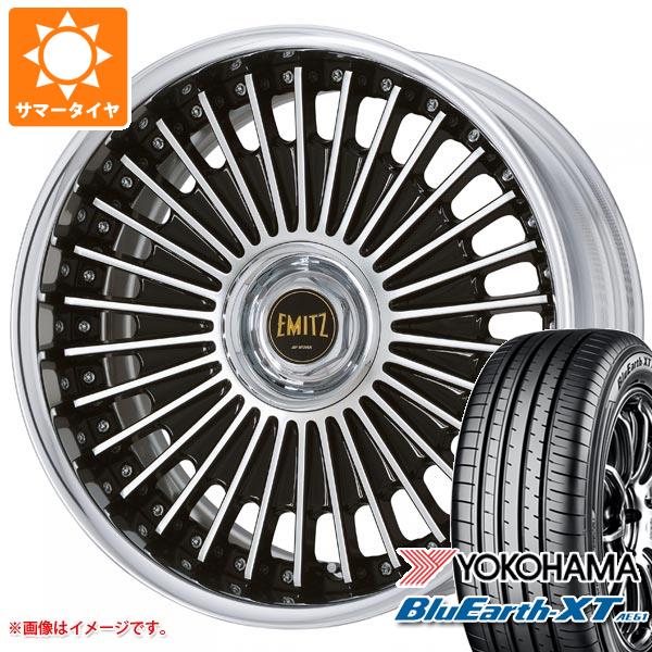 【タイヤ交換対象】サマータイヤ 225/55R19 99V ヨコハマ ブルーアースXT AE61 ワーク イミッツ 8.0-19 タイヤホイール4本セット