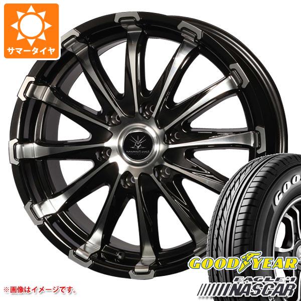 【タイヤ交換対象】ハイエース 200系用 サマータイヤ グッドイヤー イーグル ＃1 ナスカー 215/60R17C 109/107R ホワイトレター オフビート バウンティコレクション BD12 7.0-17 タイヤホイール4本セット