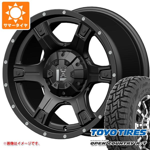 【タイヤ交換対象】FJクルーザー 10系用 サマータイヤ トーヨー オープンカントリー R/T LT265/70R17 112/109Q ホワイトレター オフビート レクセル アウトロー オフロードスタイル 9.0-17 タイヤホイール4本セット