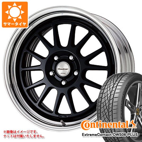 【タイヤ交換対象】サマータイヤ 215/55R17 94W コンチネンタル エクストリームコンタクト DWS06 プラス ワーク シーカー FX 7.0-17 タイヤホイール4本セット