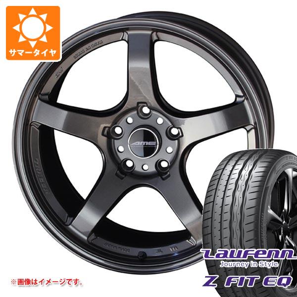 【タイヤ交換対象】サマータイヤ 225/45R18 95Y XL ラウフェン Zフィット EQ LK03 AME トレーサーGT-V 8.5-18 タイヤホイール4本セット