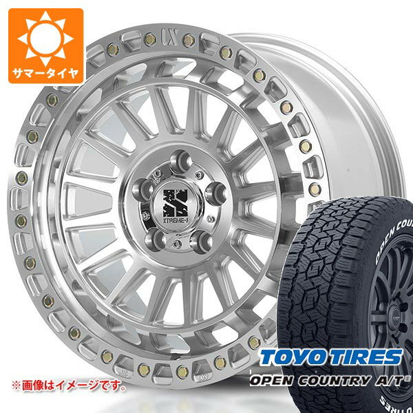 【タイヤ交換対象】ジープ ラングラー JK/JL系用 サマータイヤ トーヨー オープンカントリー A/T3 265/65R18 114H ホワイトレター MLJ エクストリームJ XJ08 タイヤホイール4本セット