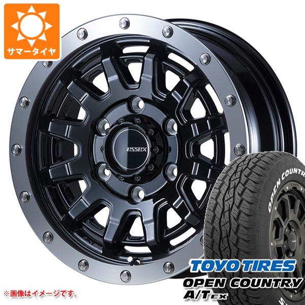 ハイエース 200系専用 2021年製 サマータイヤ トーヨー オープンカントリー A/T EX 215/70R16 100H ホワイトレター エセックス EX-16 6.5-16 タイヤホイール4本セット