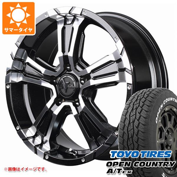 【タイヤ交換対象】ジープ レネゲード BU/BV系用 サマータイヤ トーヨー オープンカントリー A/T EX 225/65R17 102H アウトサイドホワイトレター ナイトロパワー クロスクロウ タイヤホイール4本セット