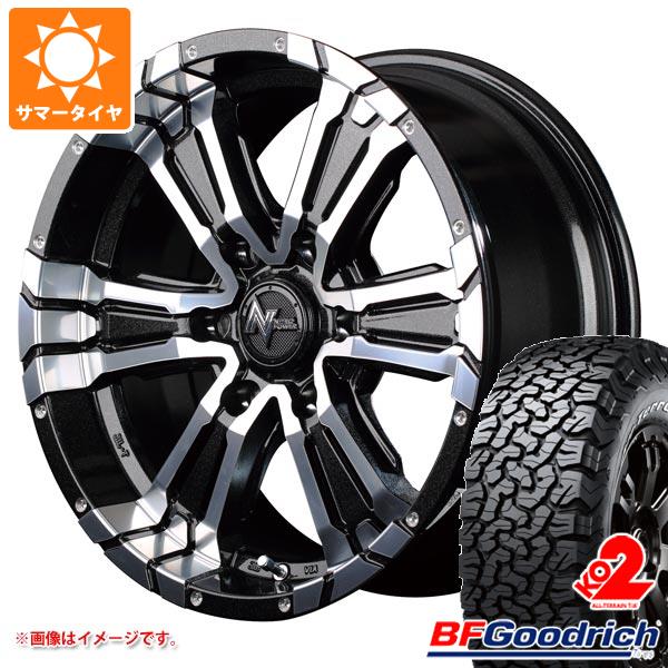 【タイヤ交換対象】2023年製 サマータイヤ 285/70R17 121/118R BFグッドリッチ オールテレーンT/A KO2 ホワイトレター ナイトロパワー クロスクロウ 8.0-17 タイヤホイール4本セット