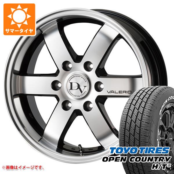 【タイヤ交換対象】トヨタ ハイエース 200系用 サマータイヤ 2025年製 トーヨー オープンカントリー H/T2 215/70R16 100H ホワイトレター コスミック ディアヴォレット ヴァレリ 6.5-16 タイヤホイール4本セット