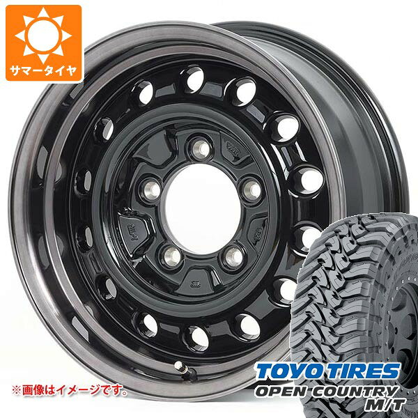 【タイヤ交換対象】5本セット スズキ ジムニーノマド JC74W用 サマータイヤ トーヨー オープンカントリー M/T LT225/75R16 103/100Q ホワイトレター アピオ ワイルドボア D 6.0-16 タイヤホイール5本セット