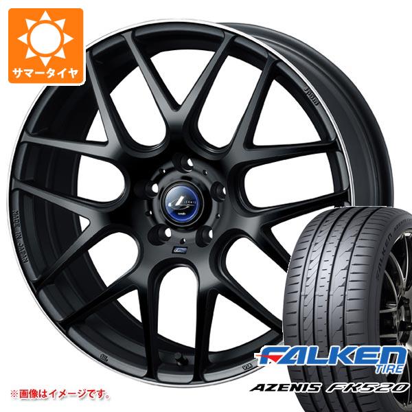 【タイヤ交換対象】サマータイヤ 215/45R17 91Y XL ファルケン アゼニス FK520L レオニス ナヴィア 06 7.0-17 タイヤホイール4本セット