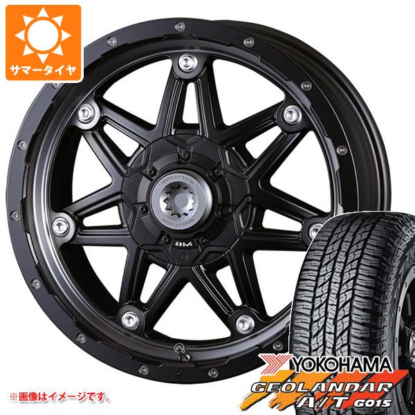 【タイヤ交換対象】ハイラックスサーフ185系用 サマータイヤ ヨコハマ ジオランダー A/T G015 P265/70R16 111T アウトラインホワイトレター クリムソン MG ライカン 8.0-16 タイヤホイール4本セット