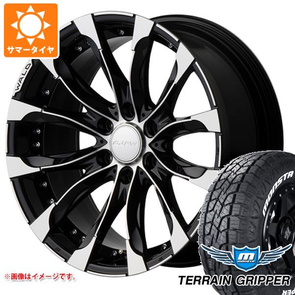 【タイヤ交換対象】ランドクルーザー プラド 150系用 サマータイヤ モンスタ テレーングリッパー 265/50R20 116H XL ホワイトレター ヴァルド ジャレット J11-C 9.5-20 タイヤホイール4本セット