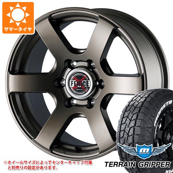 サマータイヤ 265/65R17 116T XL モンスタ テレーングリッパー ホワイトレター ドゥオール フェニーチェ クロス XC6 8.0-17 タイヤホイール4本セット