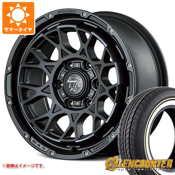 【タイヤ交換対象】ハイエース 200系用 サマータイヤ オーレンカウンター クラシックオーバル 215/65R16C 109/107T ホワイト/イエローリボン ヴァルケン ローツェ 6.5-16 タイヤホイール4本セット
