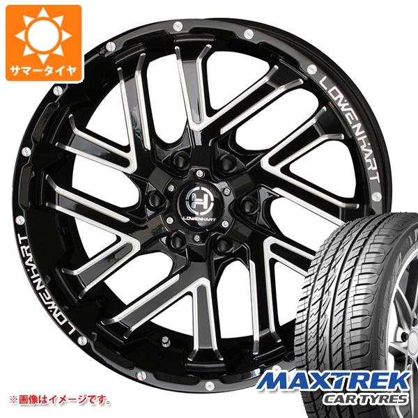 【タイヤ交換対象】ランドクルーザー プラド 150系用 サマータイヤ マックストレック フォルティス T5 275/55R20 117V XL レーベンハート GXL206 8.5-20 タイヤホイール4本セット