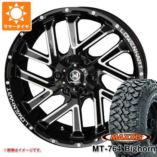 【タイヤ交換対象】サマータイヤ 265/70R17 118/115Q 8PR マキシス MT-764 ビッグホーン ホワイトレター レーベンハート GXL206 8.0-17 タイヤホイール4本セット