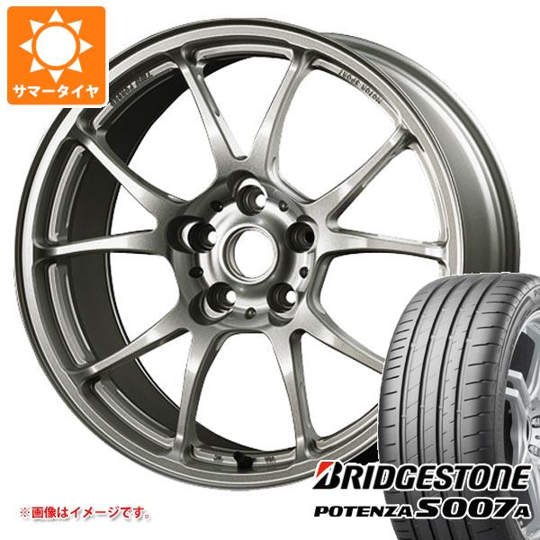 【タイヤ交換対象】サマータイヤ 205/55R16 94W XL ブリヂストン ポテンザ S007A TWS モータースポーツ T66-F 7.0-16 タイヤホイール4本セット