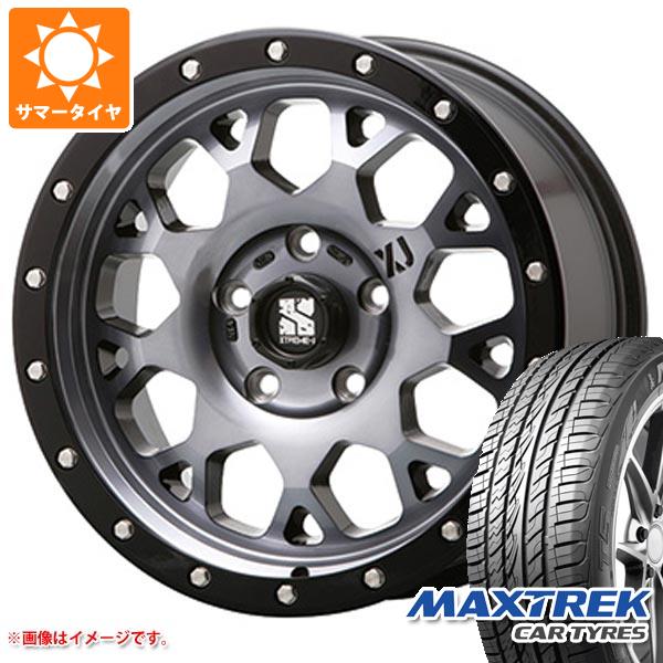 【タイヤ交換対象】ハイラックス 120系用 サマータイヤ マックストレック フォルティス T5 265/50R20 111V XL MLJ エクストリームJ XJ04 8.5-20 タイヤホイール4本セット