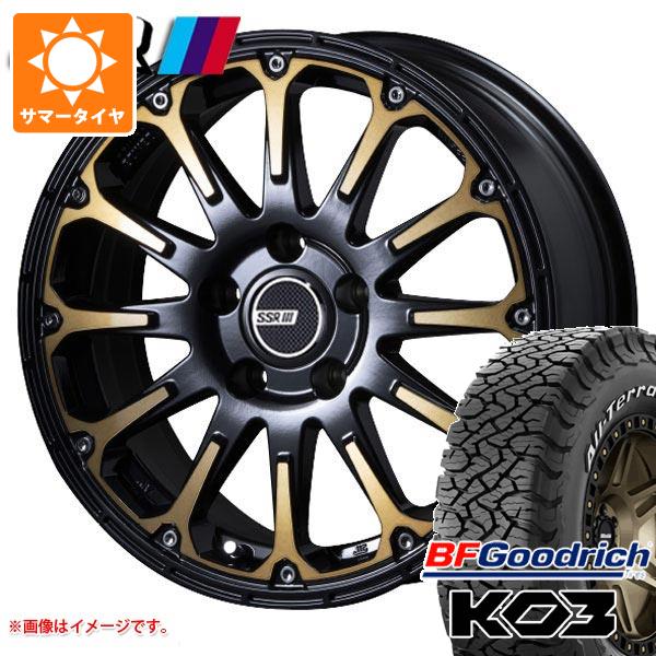 【タイヤ交換対象】エクリプスクロス GK系用 2025年製サマータイヤ BFグッドリッチ オールテレーンT/A KO3 LT225/70R16 102/99S ホワイトレター SSR ディバイド FT 7.0-16 タイヤホイール4本セット