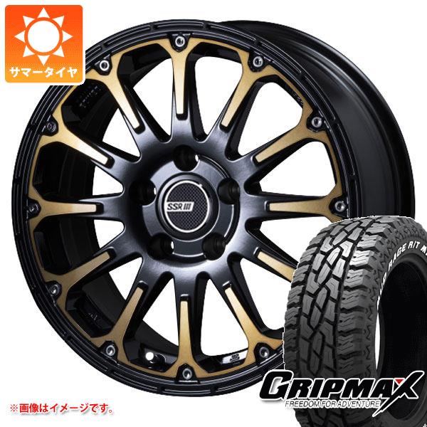 【タイヤ交換対象】ミツビシ アウトランダー GF/GG系用 サマータイヤ グリップマックス マッドレイジ R/T MAX LT225/70R16 102/99R ホワイトレター SSR ディバイド FT 7.0-16 タイヤホイール4本セット