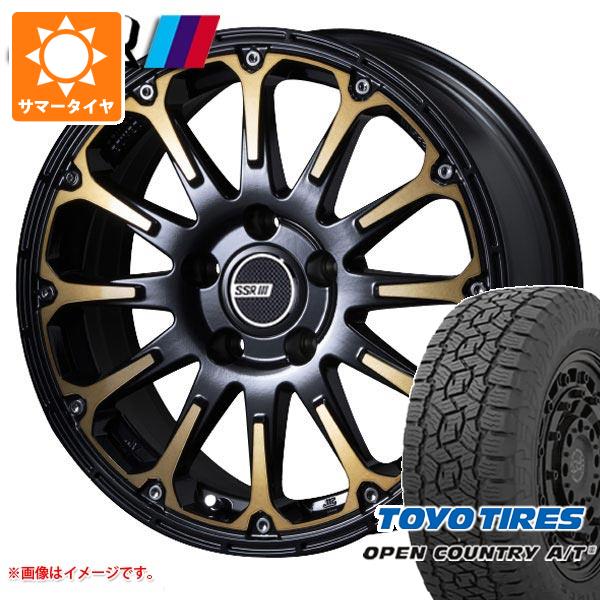 【タイヤ交換対象】ミツビシ エクリプスクロス GK系用 サマータイヤ トーヨー オープンカントリー A/T3 235/70R16 106T ブラックレター SSR ディバイド FT 7.0-16 タイヤホイール4本セット