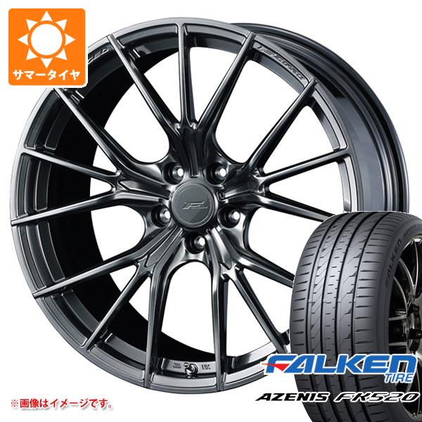 【タイヤ交換対象】サマータイヤ 235/35R19 91Y XL ファルケン アゼニス FK520L F ゼロ FZ-1 8.0-19 タイヤホイール4本セット