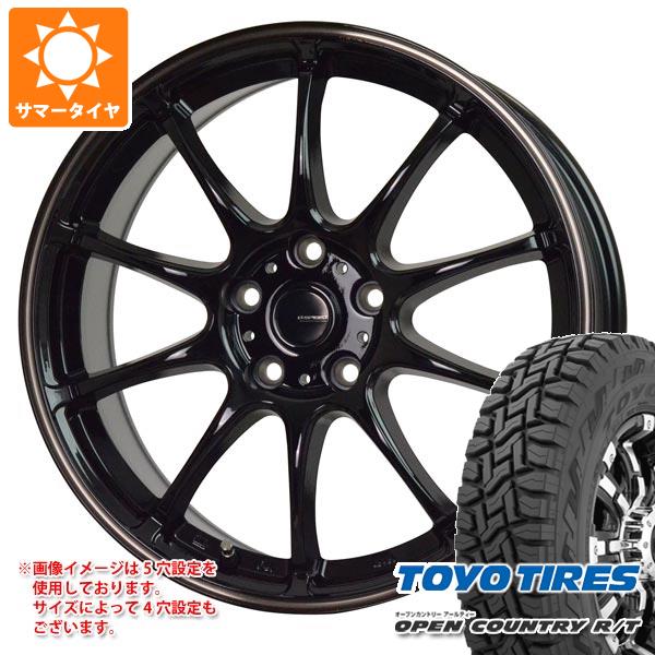 【タイヤ交換対象】サマータイヤ 155/65R14 75Q トーヨー オープンカントリー R/T ブラックレター ジースピード P-07 4.5-14 タイヤホイール4本セット