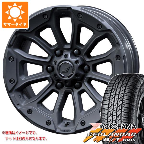 【タイヤ交換対象】ハイラックス 120系用 サマータイヤ ヨコハマ ジオランダー A/T G015 265/65R17 112H ブラックレター ジェップセン MJCR 216 8.0-17 タイヤホイール4本セット