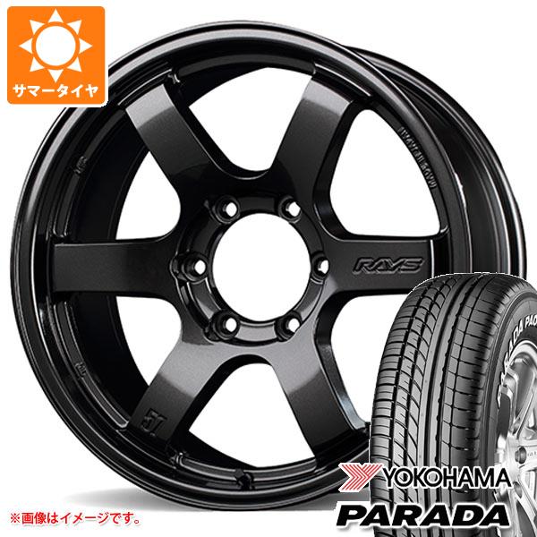 ハイエース 200系用 2024年製 サマータイヤ ヨコハマ パラダ PA03 215/65R16C 109/107S ホワイトレター レイズ グラムライツ 57DR-X 6.5-16 タイヤホイール4本セット