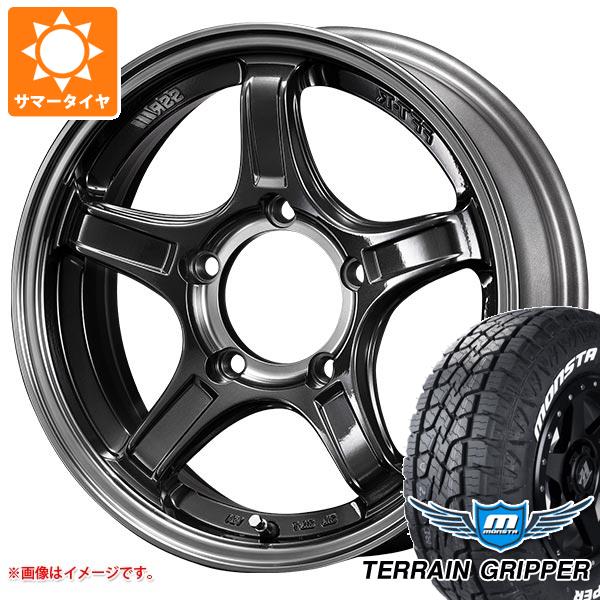 【タイヤ交換対象】ジムニー用 サマータイヤ モンスタ テレーングリッパー 175/80R16 91S ホワイトレター SSR ディバイド X03J 5.5-16 タイヤホイール4本セット
