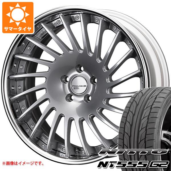 【タイヤ交換対象】サマータイヤ 245/40R19 98Y XL ニットー NT555 G2 SSR エグゼキューター CV05 8.5-19 タイヤホイール4本セット