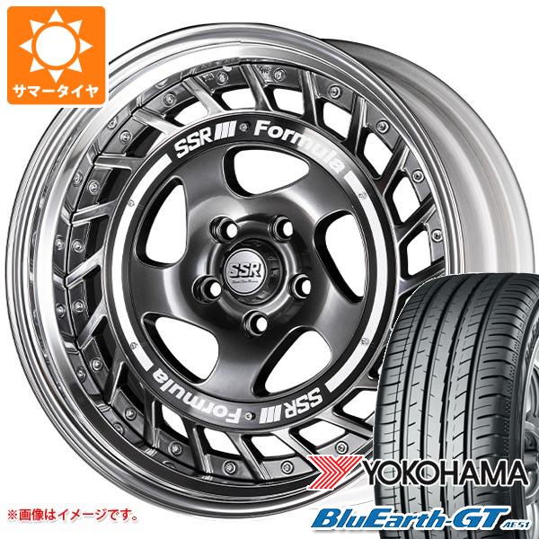 【タイヤ交換対象】サマータイヤ 235/35R19 91W XL ヨコハマ ブルーアースGT AE51 SSR フォーミュラ エアロスポーク 8.0-19 タイヤホイール4本セット