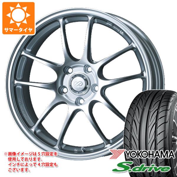 【タイヤ交換対象】サマータイヤ 165/45R16 74V REINF ヨコハマ DNA S.ドライブ ES03 ES03N エンケイ パフォーマンスライン PF01 5.0-16 タイヤホイール4本セット