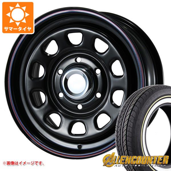 【タイヤ交換対象】NV350キャラバン E26用 サマータイヤ オーレンカウンター クラシックオーバル 215/65R16C 109/107T ホワイト/イエローリボン MLJ デイトナ SS 6.5-16 タイヤホイール4本セット