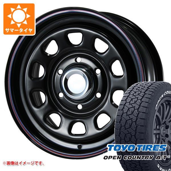 【タイヤ交換対象】NV350キャラバン E26用 サマータイヤ トーヨー オープンカントリー A/T3 215/70R16 100T ホワイトレター MLJ デイトナ SS 6.5-16 タイヤホイール4本セット