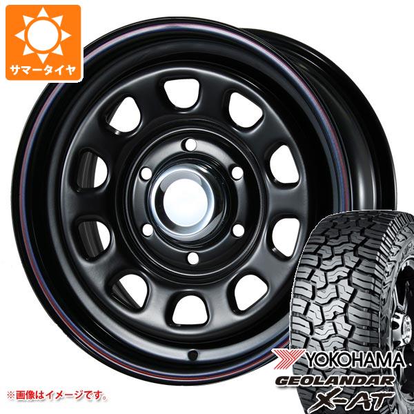 【タイヤ交換対象】NV350キャラバン E26用 2025年製 サマータイヤ ヨコハマ ジオランダー X-AT G016 LT215/70R16 100/97Q ブラックレター MLJ デイトナ SS 6.5-16 タイヤホイール4本セット