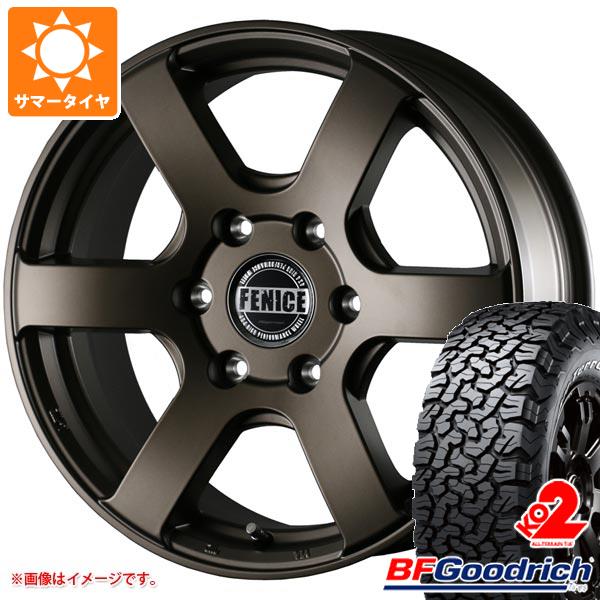 ハイエース 200系用 2024年製 サマータイヤ BFグッドリッチ オールテレーンT/A KO2 LT215/70R16 100/97R ホワイトレター ドゥオール フェニーチェ クロス XC6 7.0-16 タイヤホイール4本セット