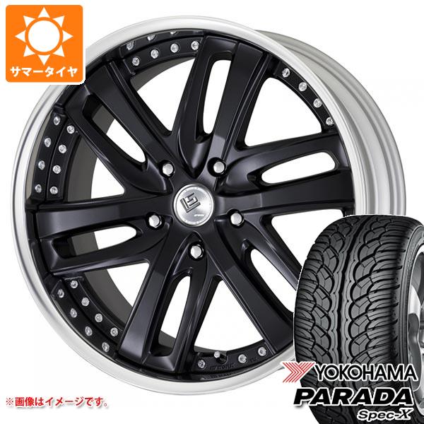 【タイヤ交換対象】ランドクルーザー200用 サマータイヤ ヨコハマ パラダ スペック-X PA02 285/50R20 112V ワーク LS ブライトリング SUV 9.0-20 タイヤホイール4本セット