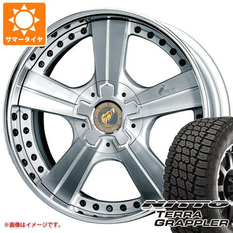 ランドクルーザー 200系専用 サマータイヤ ニットー テラグラップラー 285/45R22 114S XL スーパースター ピュアスピリッツ オークス 10.0-22 タイヤホイール4本セット