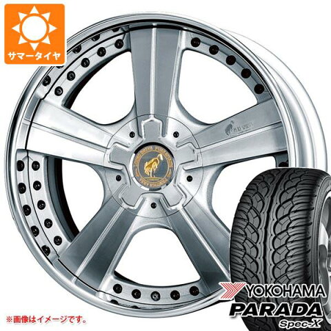 ランドクルーザー 200系専用 サマータイヤ ヨコハマ パラダ スペック-X PA02 305/40R22 114V REINF スーパースター ピュアスピリッツ オークス 10.0-22 タイヤホイール4本セット