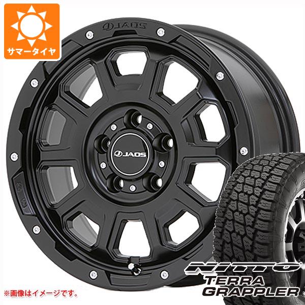 5本セット ジープ ラングラー JK/JL系用 サマータイヤ ニットー テラグラップラー P265/70R17 113S ジャオス アダマス BL5 MB タイヤホイール5本セット