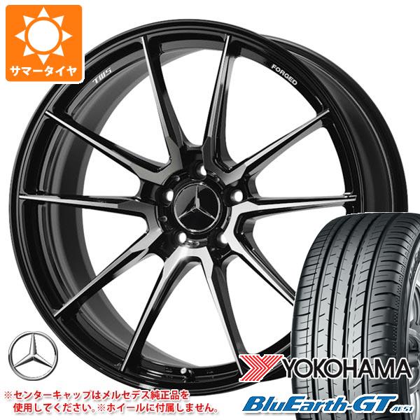 【タイヤ交換対象】メルセデスベンツ W176 Aクラス用 サマータイヤ ヨコハマ ブルーアースGT AE51 225/35R19 88W XL TWS エクスパー EX-fM2 モノブロック タイヤホイール4本セット