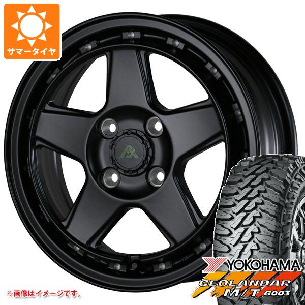 【タイヤ交換対象】エブリイバン DA17V用 サマータイヤ ヨコハマ ジオランダー M/T G003 145/80R12 80/78N LT ドゥオール フェニーチェ クロス XC5 4.0-12 タイヤホイール4本セット