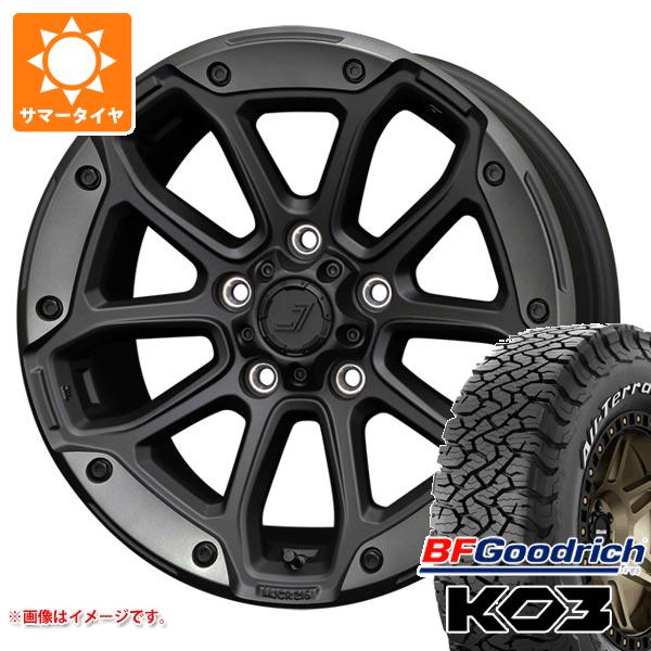 【タイヤ交換対象】エクリプスクロス GK系用 サマータイヤ BFグッドリッチ オールテレーンT/A KO3 LT225/65R17 107/103S ブラックレター ジェップセン MJCR 216 8.0-17 タイヤホイール4本セット