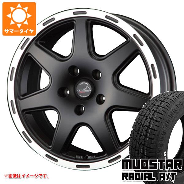 【タイヤ交換対象】ジープ レネゲード BU/BV系用 サマータイヤ マッドスター ラジアル A/T 215/65R16C 109/107L ホワイトレター ラ・ストラーダ ティラード クロス タイヤホイール4本セット