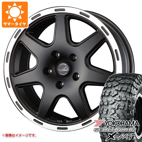 【タイヤ交換対象】5本セット ジープ ラングラー JK/JL系用 サマータイヤ ヨコハマ ジオランダー X-MT G005 35x12.50R17 LT 121Q ラ・ストラーダ ティラード クロス タイヤホイール5本セット