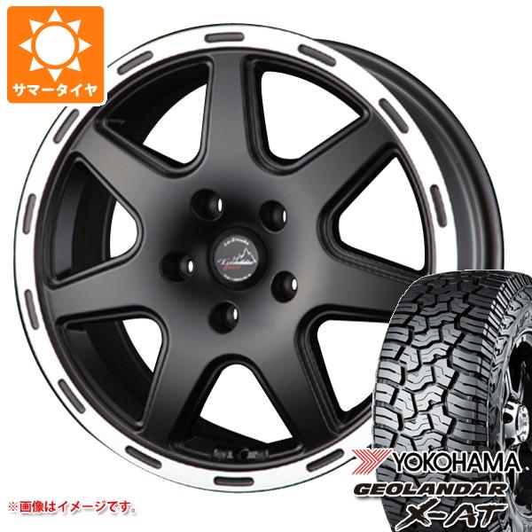 【タイヤ交換対象】5本セット ジープ ラングラー JK/JL系用 サマータイヤ ヨコハマ ジオランダー X-AT G016 265/70R17 115T ブラックレター ラ・ストラーダ ティラード クロス タイヤホイール5本セット